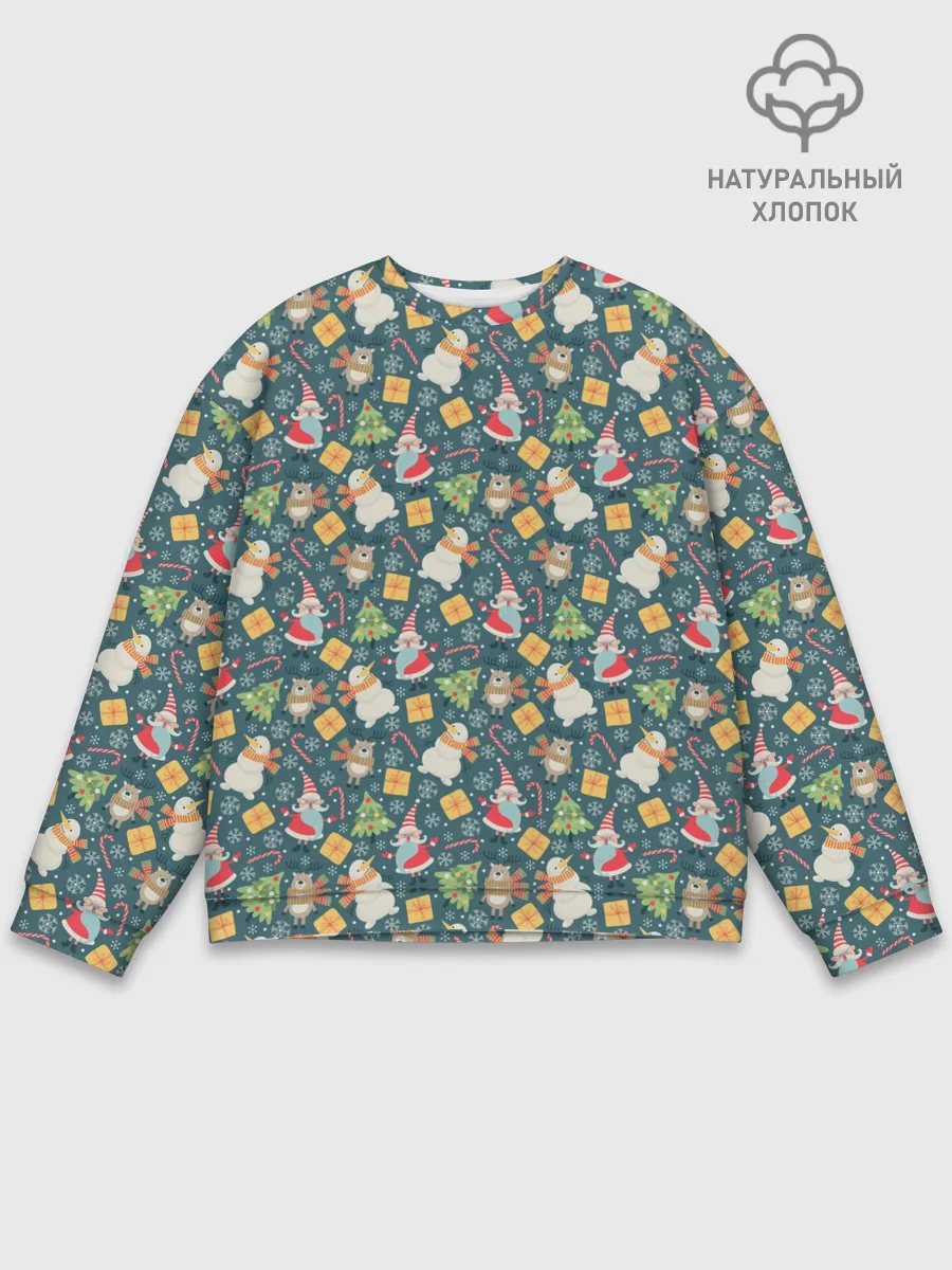 Мужской свитшот базовый / С Новым Годом