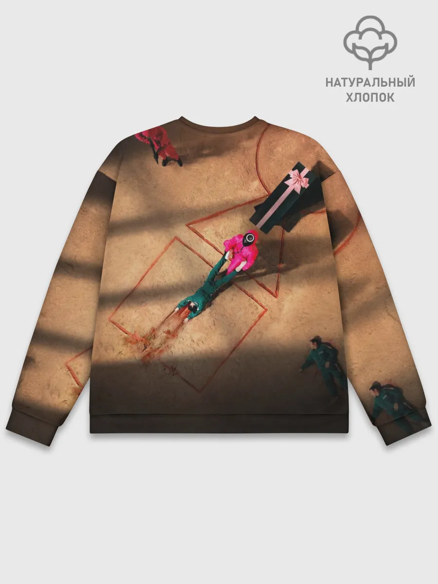 Мужской свитшот базовый / Игра в Кальмара Обложка