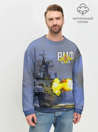 Мужской свитшот базовый / Выстрел из крейсера