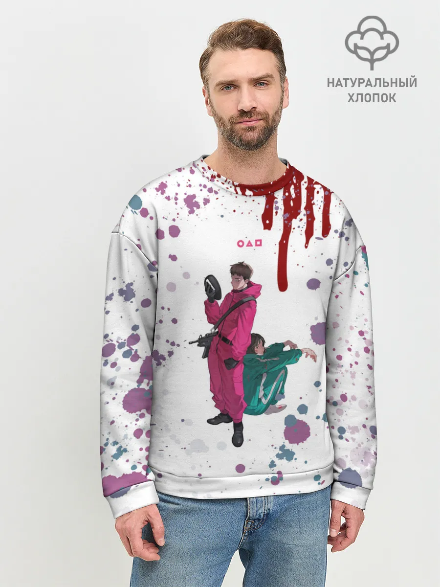 Мужской свитшот базовый / SQUID GAME | ИГРА В КАЛЬМАРА