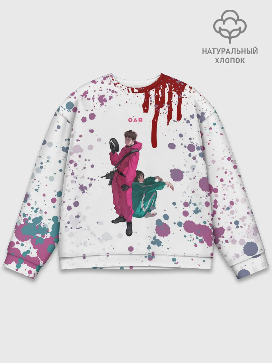 Мужской свитшот базовый / SQUID GAME | ИГРА В КАЛЬМАРА