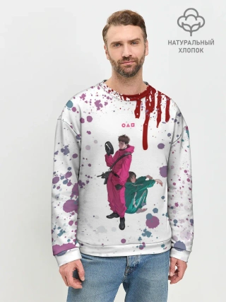 Мужской свитшот базовый / SQUID GAME | ИГРА В КАЛЬМАРА