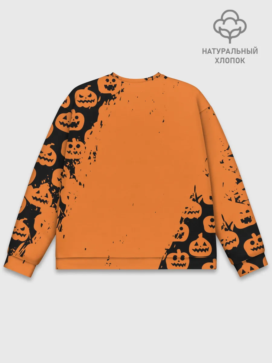 Мужской свитшот базовый / Далматинец в шляпе | Хэллоуин