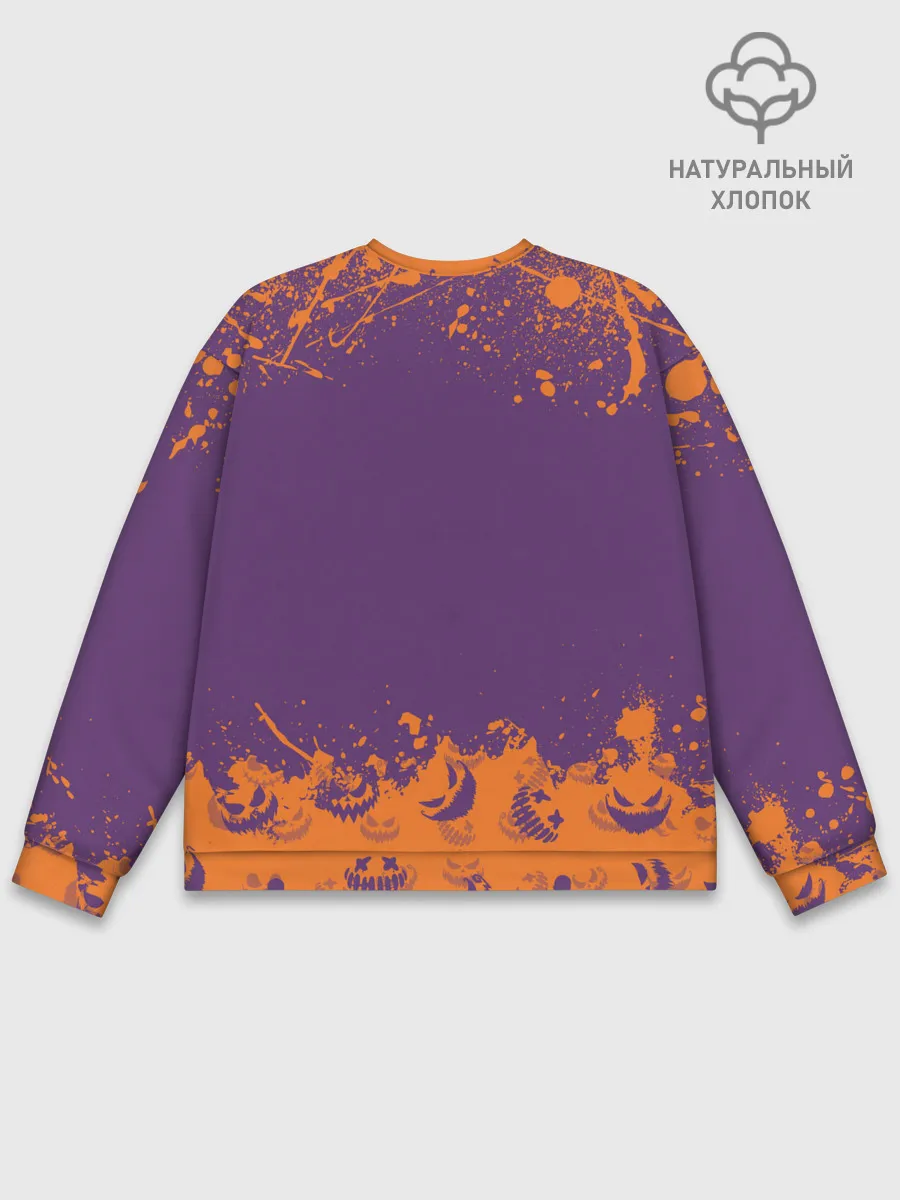 Мужской свитшот базовый / МОПС НА ХЭЛЛОУИН