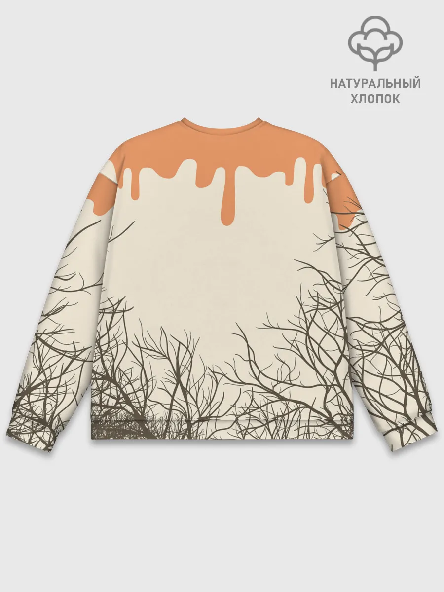 Мужской свитшот базовый / ВЕДЬМА В ШЛЯПЕ