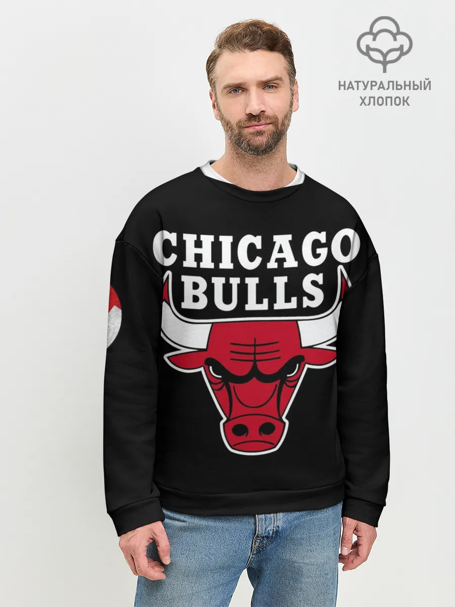 Мужской свитшот базовый / B.C. Chicago Bulls