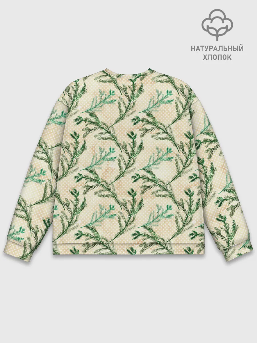 Мужской свитшот базовый / Ель новогодняя