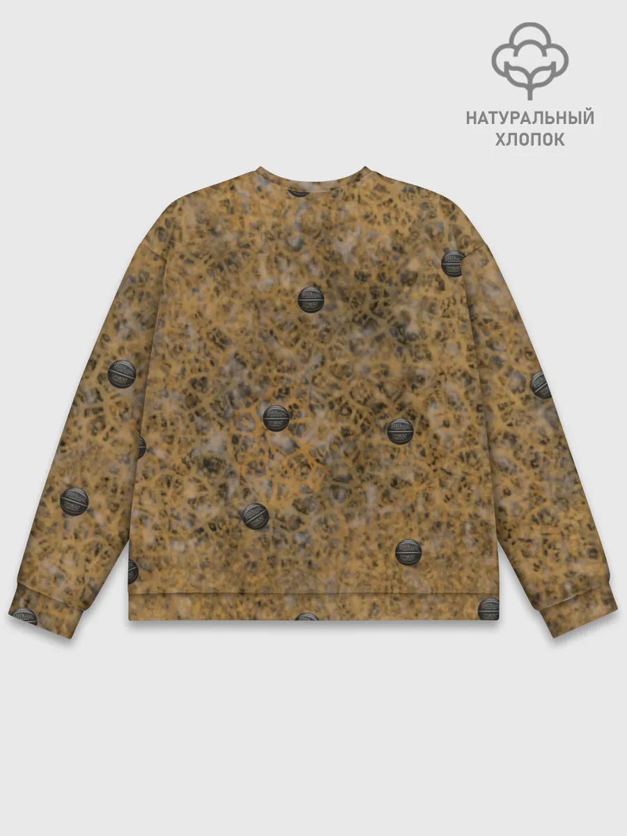 Мужской свитшот базовый / Damiano David. Фотосессия с мячом