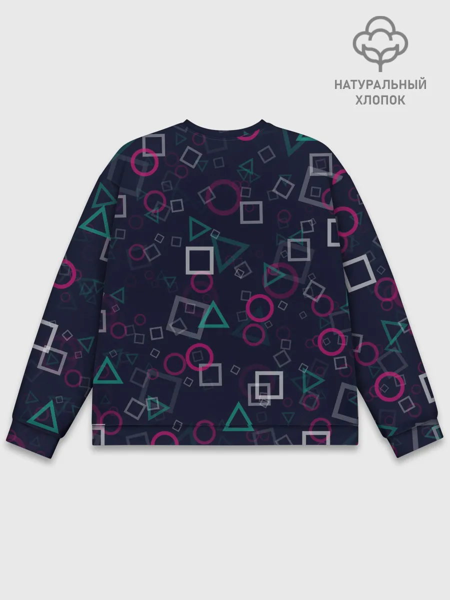 Мужской свитшот базовый / ЛОГОТИП | ИГРА В КАЛЬМАРА