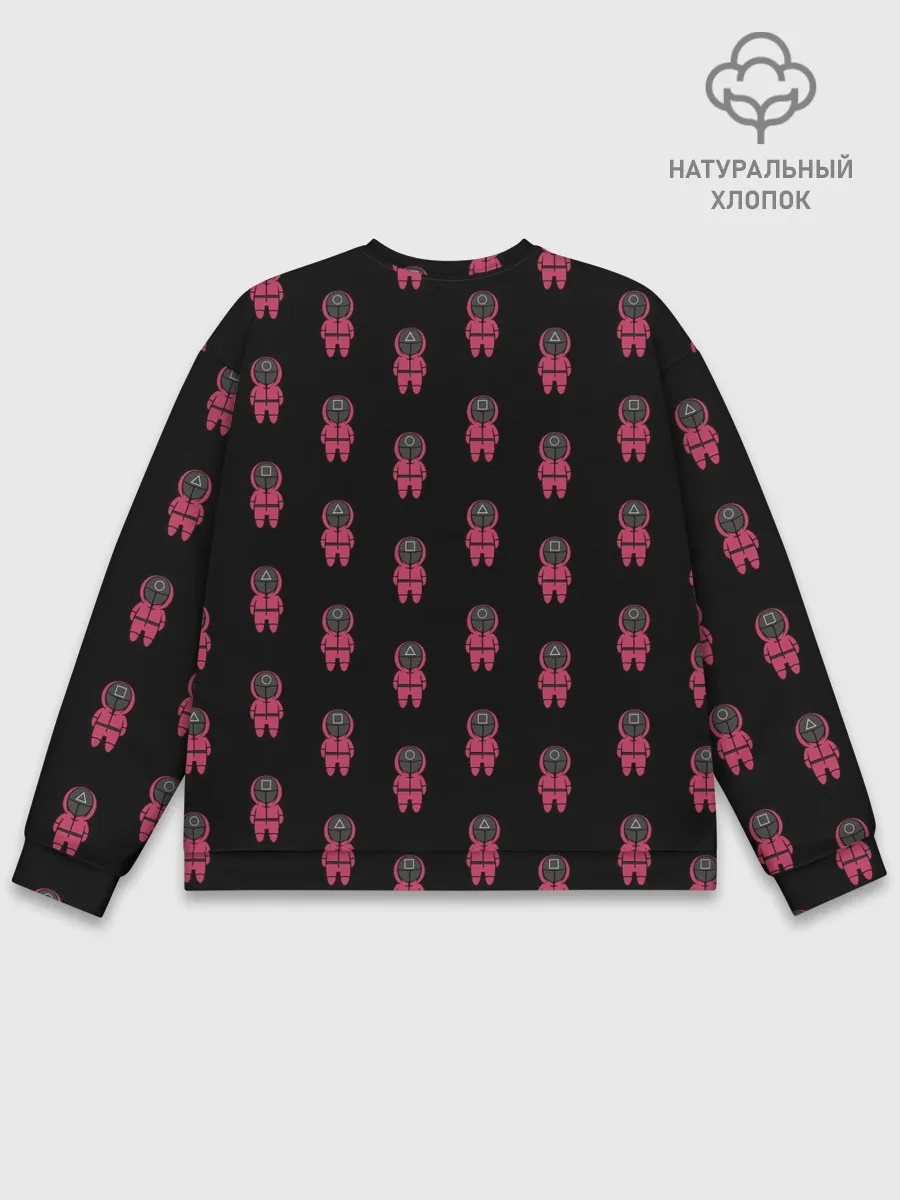 Мужской свитшот базовый / ФИГУРКИ СТРАЖЕЙ / ИГРА В КАЛЬМАРА