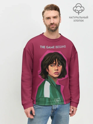 Мужской свитшот базовый / Игрок Ojingeo geim.