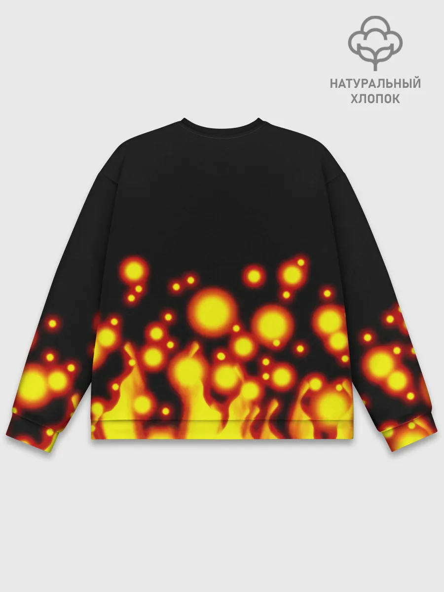 Мужской свитшот базовый / Ванпанчмен / Сайтама Saitama