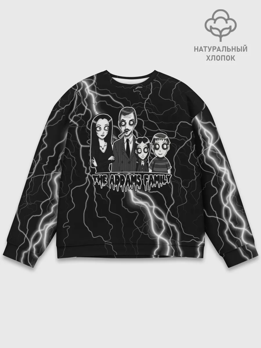 Мужской свитшот базовый / Addams family | Семейка Аддамс