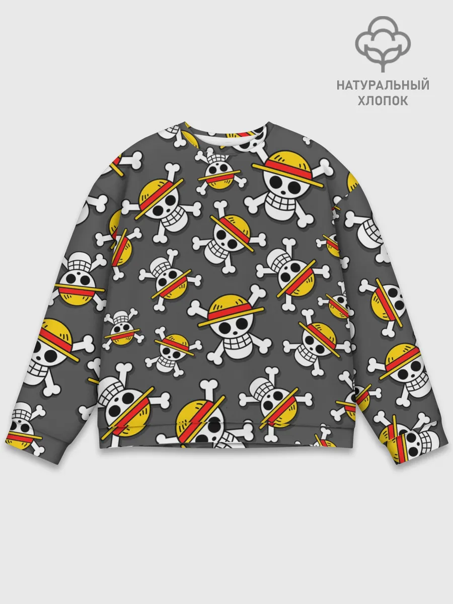 Мужской свитшот базовый / Ван-Пис, Мугивара