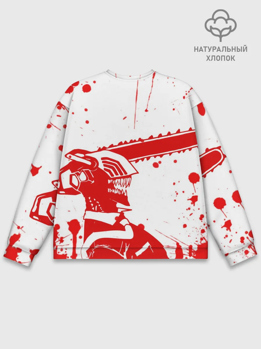 Мужской свитшот базовый / Chainsaw Man, Человек-бензопила