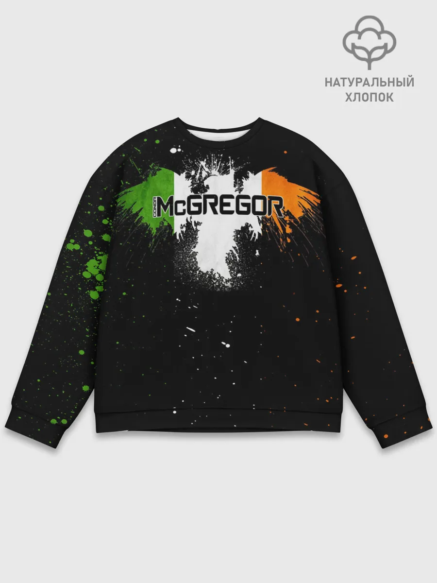 Мужской свитшот базовый / Ирландский орел Конор МакГрегор