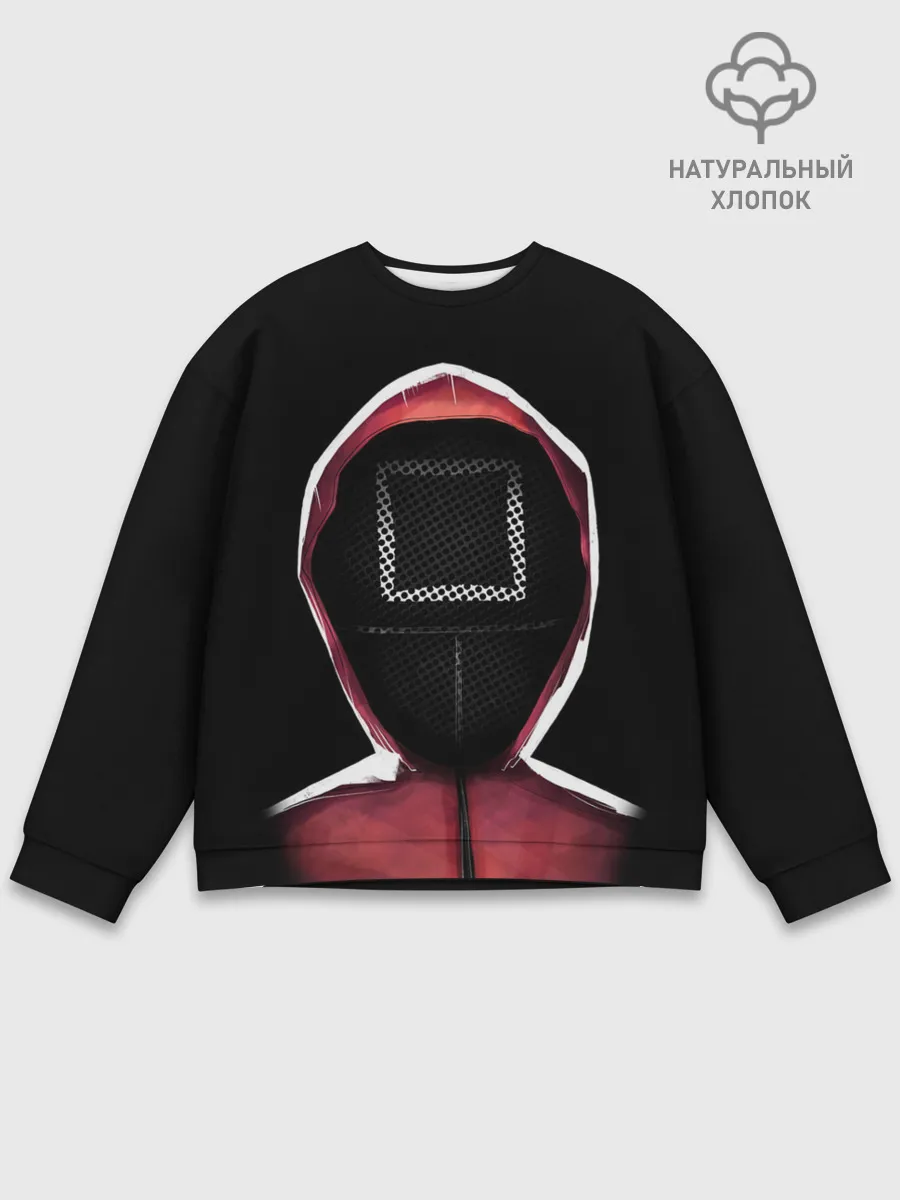 Мужской свитшот базовый / КВАДРАТ | РУКОВОДИТЕЛЬ ОХРАНЫ