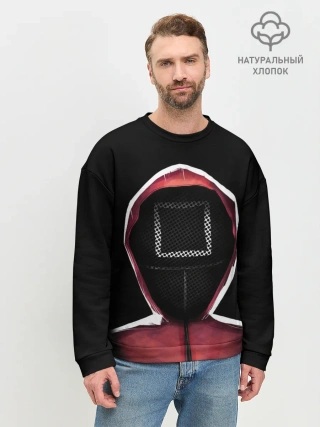 Мужской свитшот базовый / КВАДРАТ | РУКОВОДИТЕЛЬ ОХРАНЫ