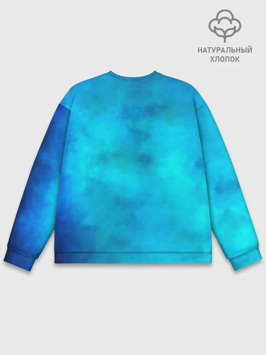 Мужской свитшот базовый / Силуэт Фредди Меркьюри группа Queen