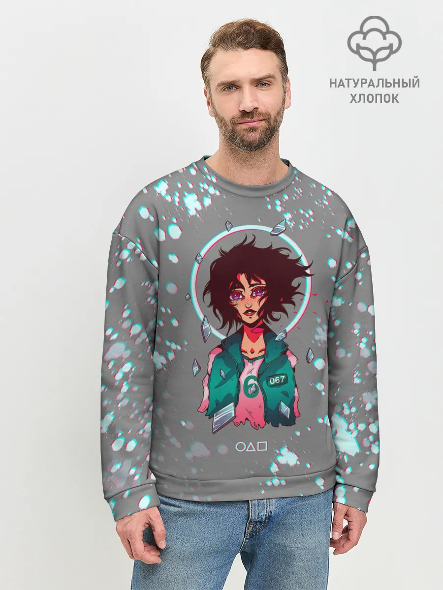 Мужской свитшот базовый / 067 | ГЛИТЧ