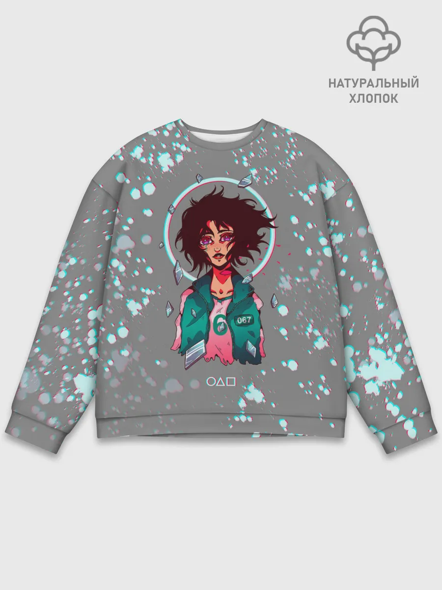 Мужской свитшот базовый / 067 | ГЛИТЧ