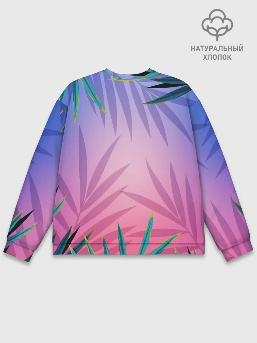 Мужской свитшот базовый / Тигр из абстракций