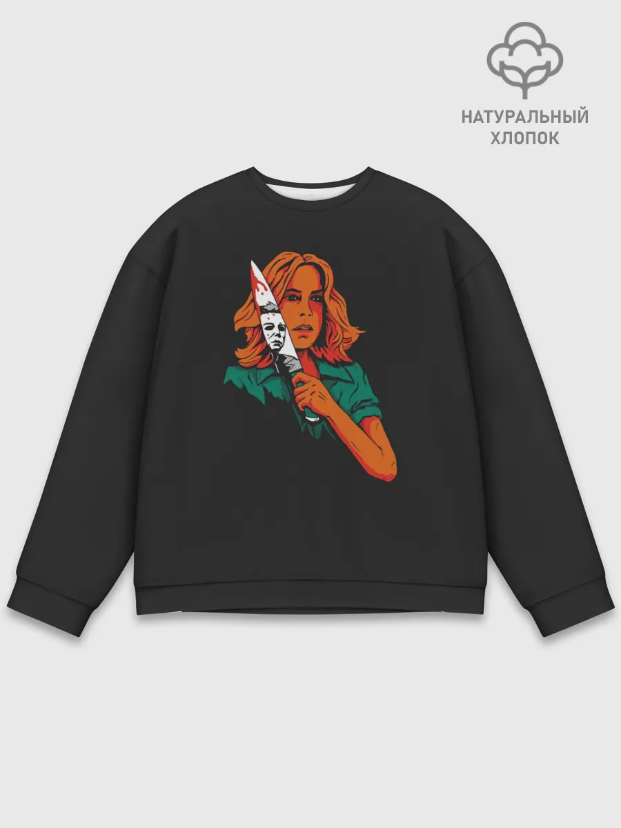 Мужской свитшот базовый / Лори. Хэллоуин