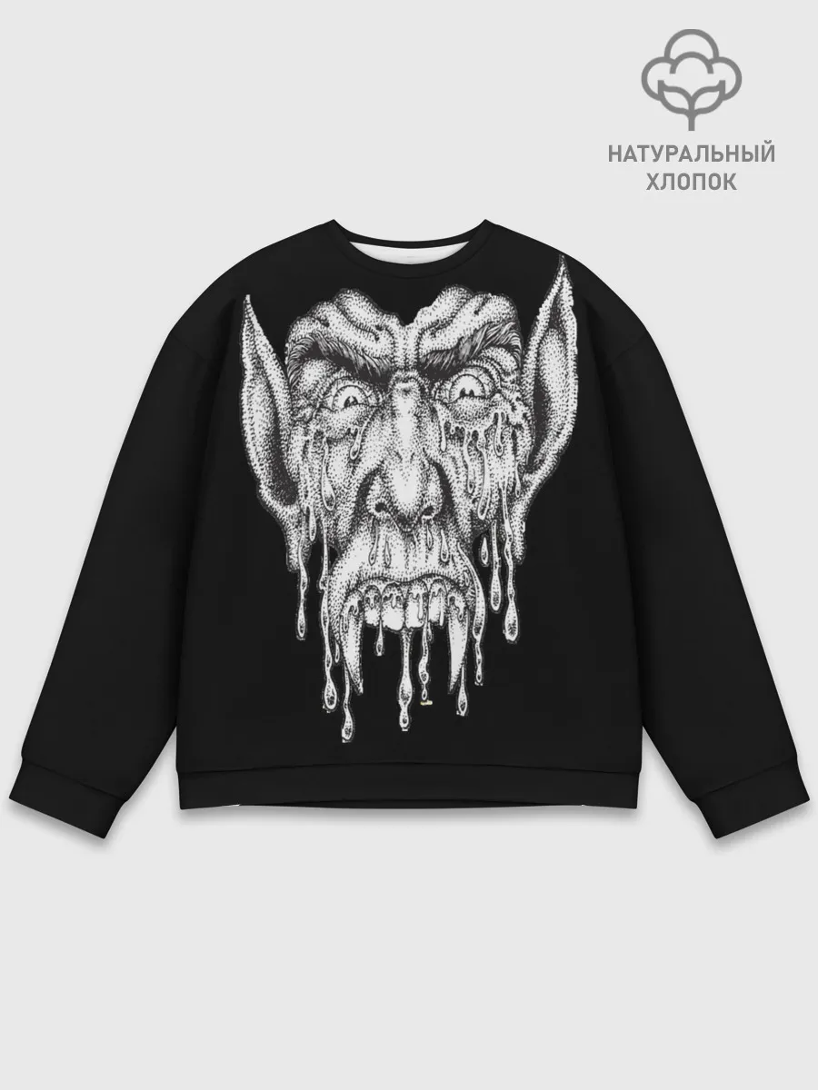 Мужской свитшот базовый / Кровожадный вампир