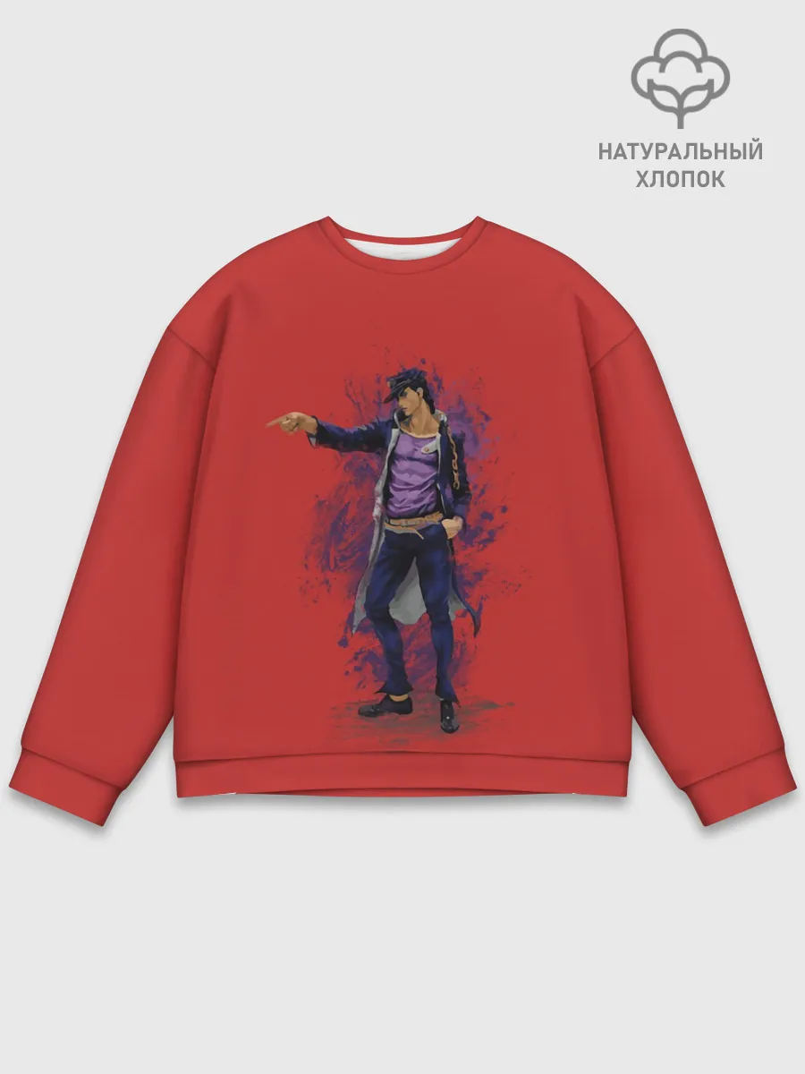 Мужской свитшот базовый / Jotaro. Jo Jo