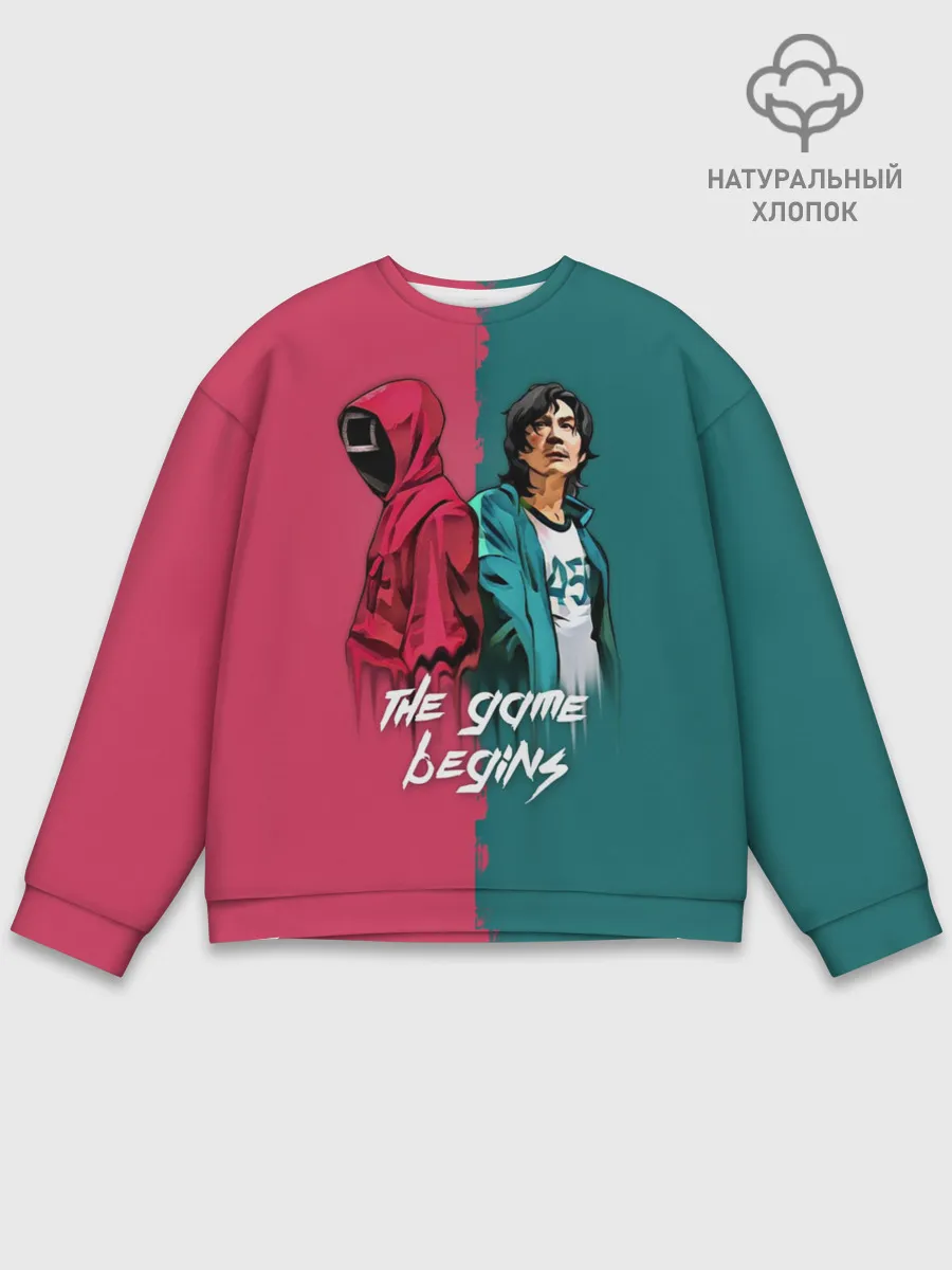 Мужской свитшот базовый / Игра на выживание Ojingeo geim