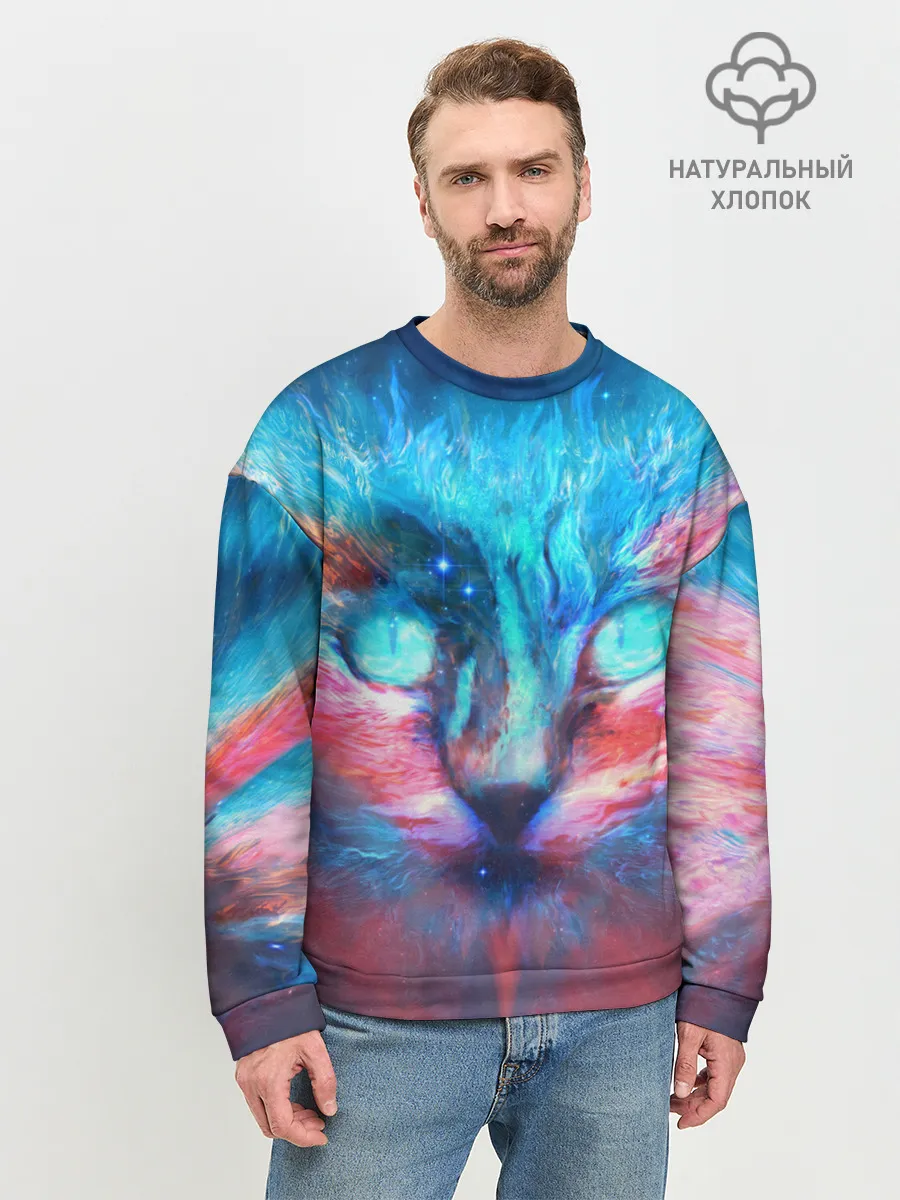 Мужской свитшот базовый / ВСЕЛЕНСКИЙ КОТ