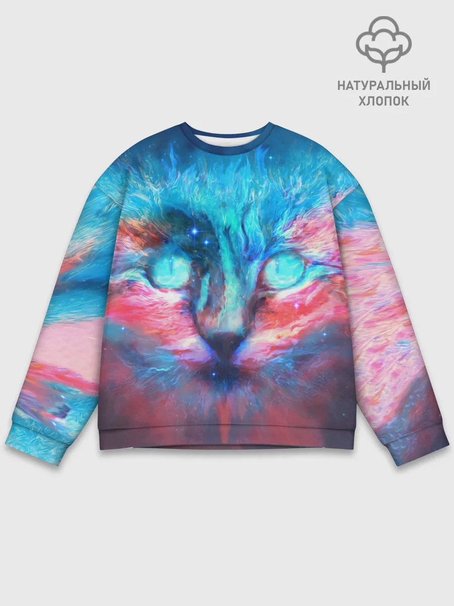 Мужской свитшот базовый / ВСЕЛЕНСКИЙ КОТ