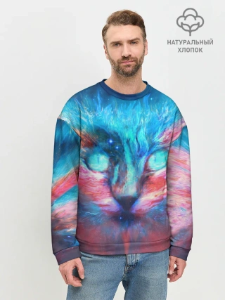 Мужской свитшот базовый / ВСЕЛЕНСКИЙ КОТ
