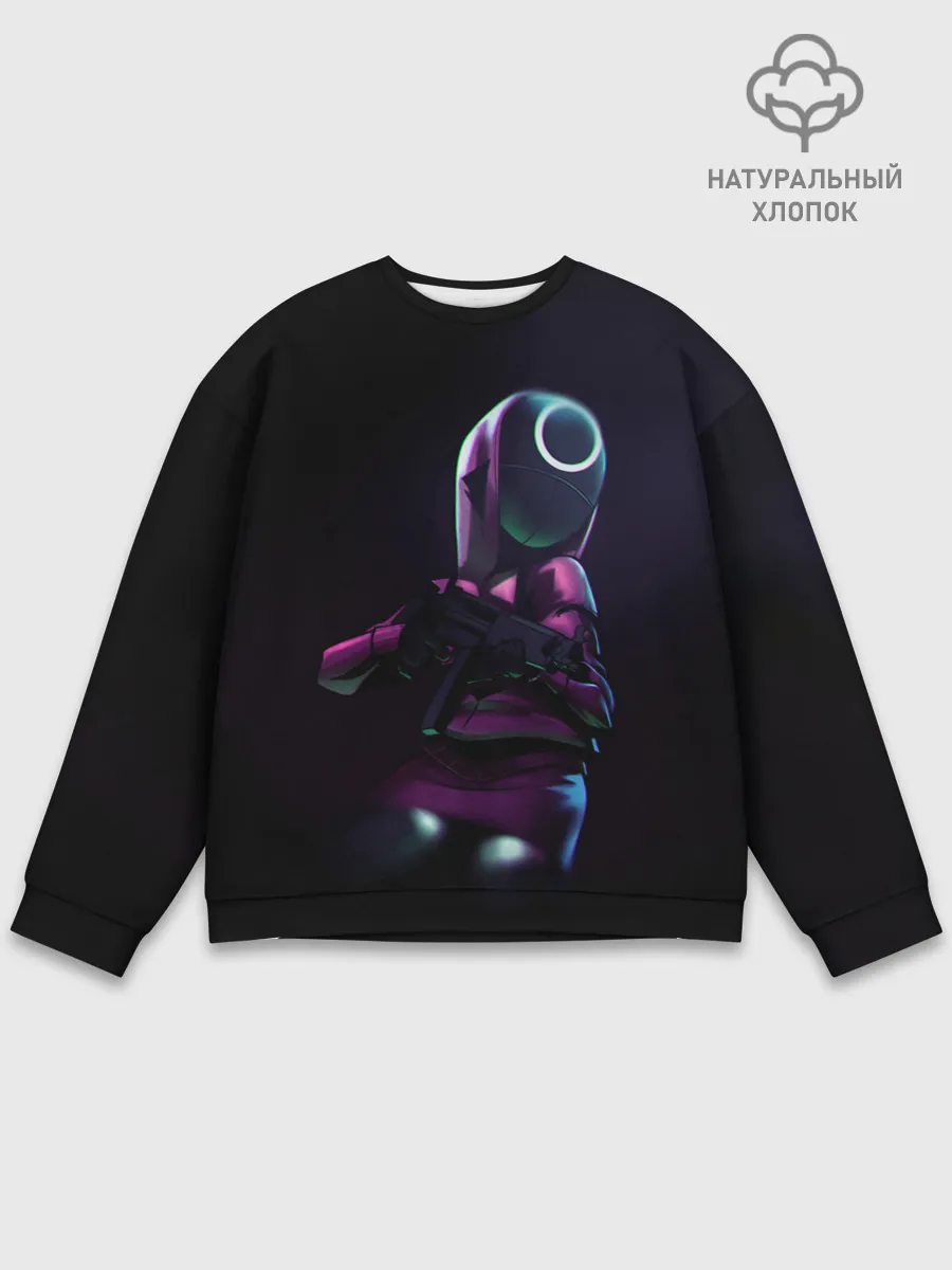 Мужской свитшот базовый / Круг с оружием