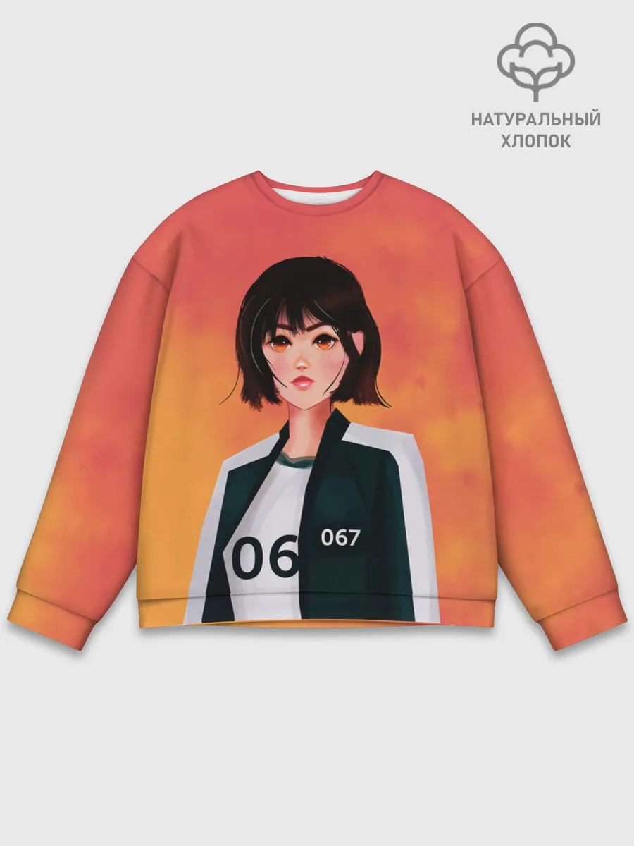 Мужской свитшот базовый / Красавица 067