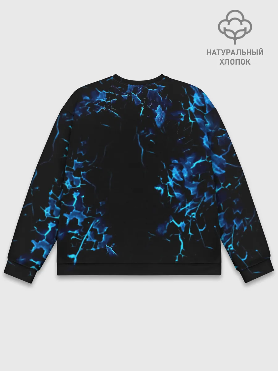 Мужской свитшот базовый / Аста - Чёрный Клевер