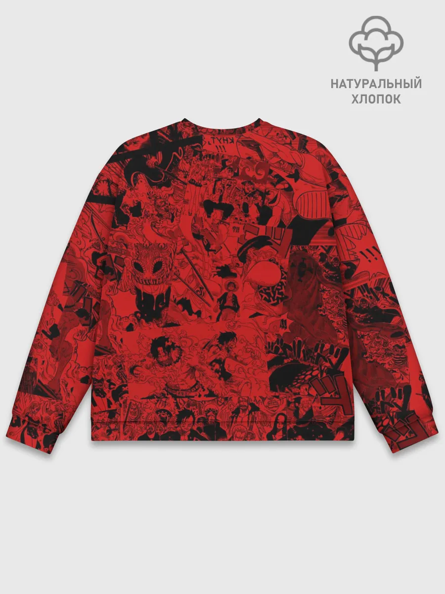 Мужской свитшот базовый / Манки Д. Луффи, One Piece