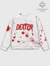 Мужской свитшот базовый / Dexter logo Декстер брызги крови