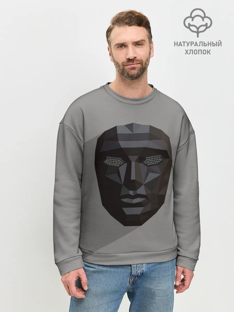Мужской свитшот базовый / ИГРА В КАЛЬМАРА РАСПОРЯДИТЕЛЬ | SQUID GAME