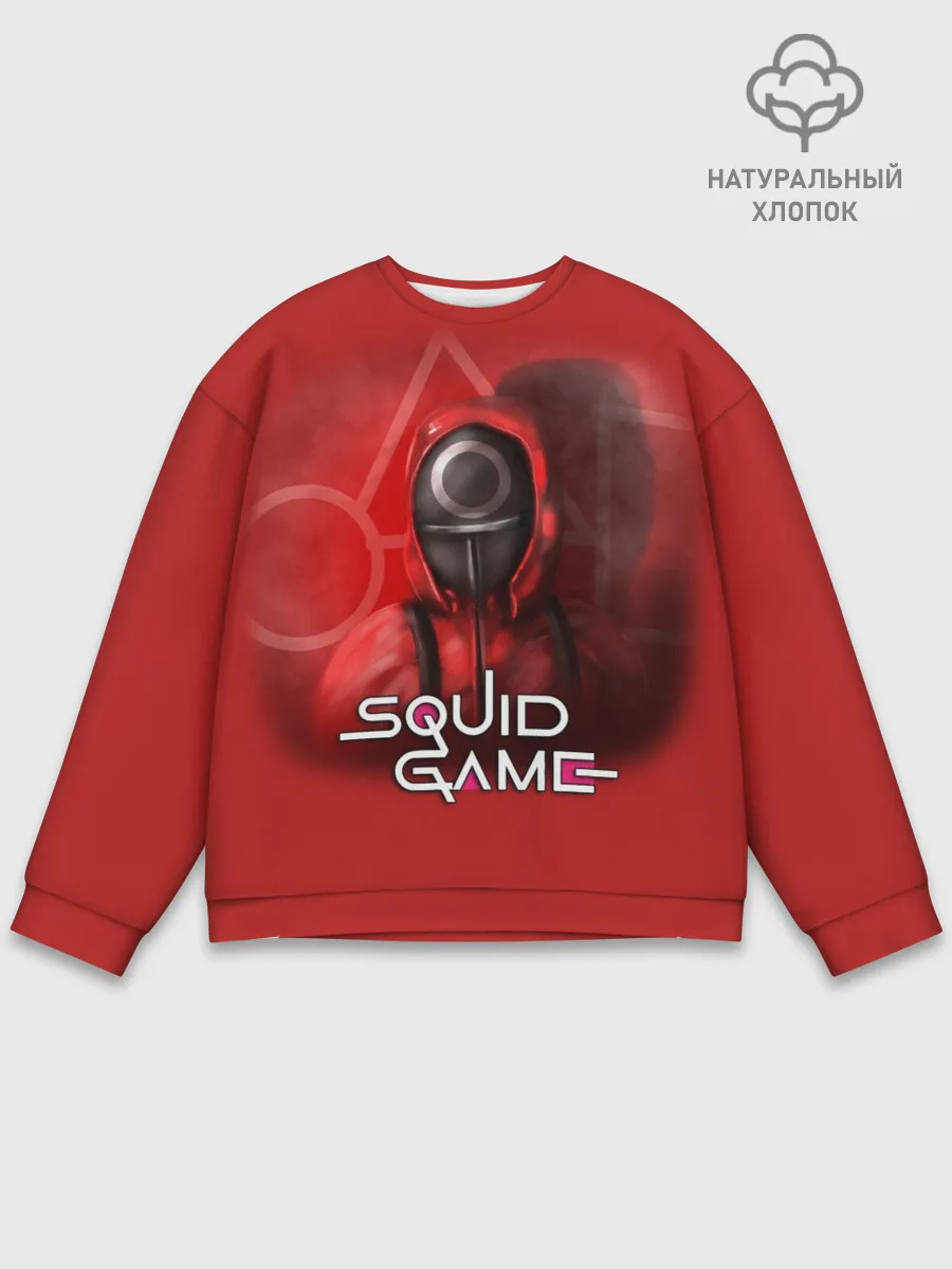 Мужской свитшот базовый / ИГРА В КАЛЬМАРА | КРУГ