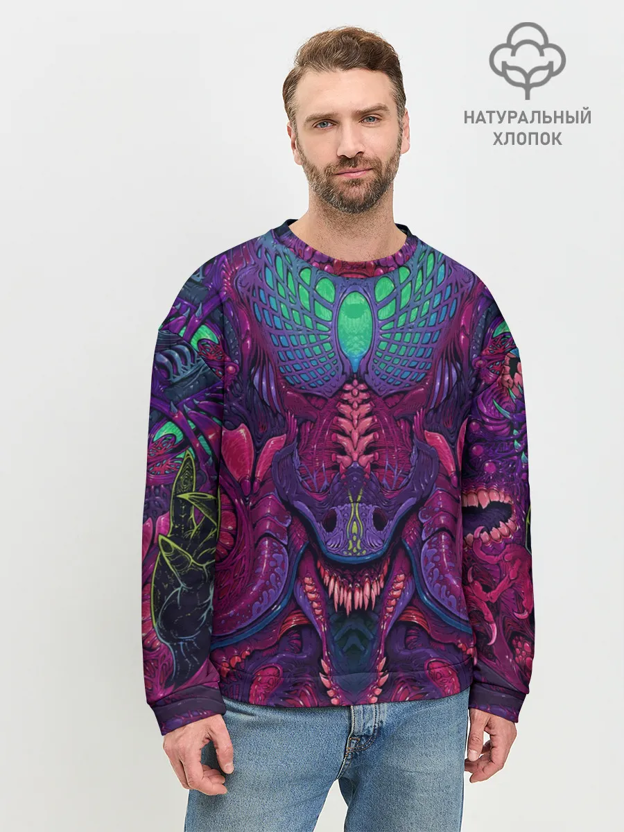 Мужской свитшот базовый / Скоростная тварь