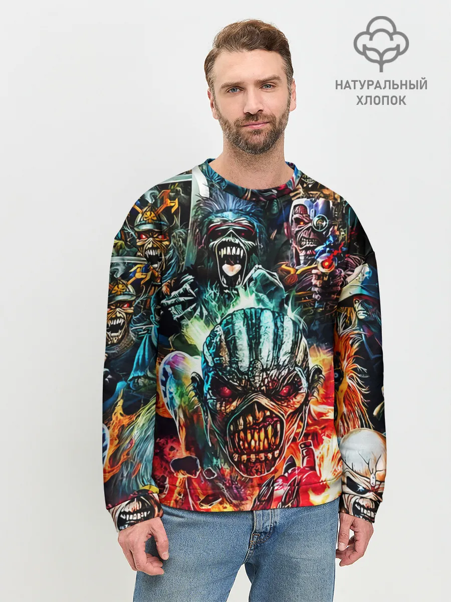 Мужской свитшот базовый / Iron Maiden