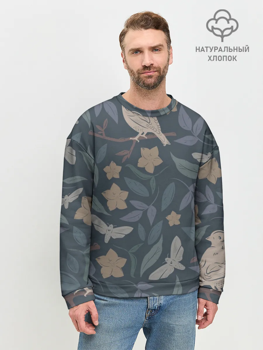 Мужской свитшот базовый / Летняя полночь