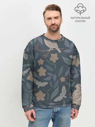 Мужской свитшот базовый / Летняя полночь