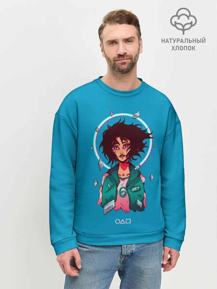 Мужской свитшот базовый / Плачущая 067