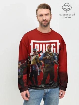 Мужской свитшот базовый / ПАБГ КОРОЛЕВСКАЯ БИТВА / PUBG
