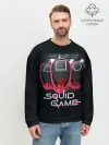 Мужской свитшот базовый / ИГРА В КАЛЬМАРА | МАСКИ В КРОВИ