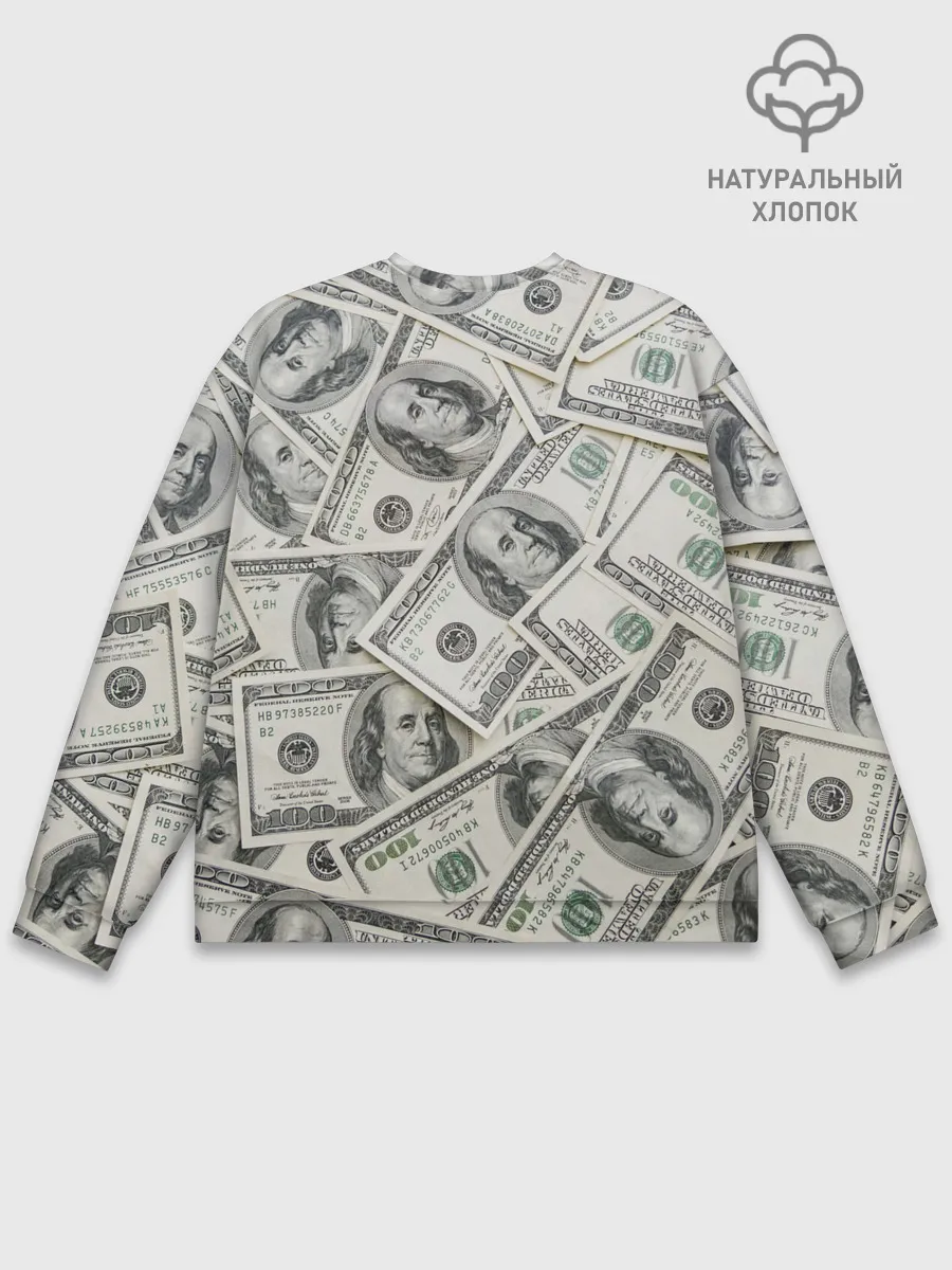 Мужской свитшот базовый / dollars money