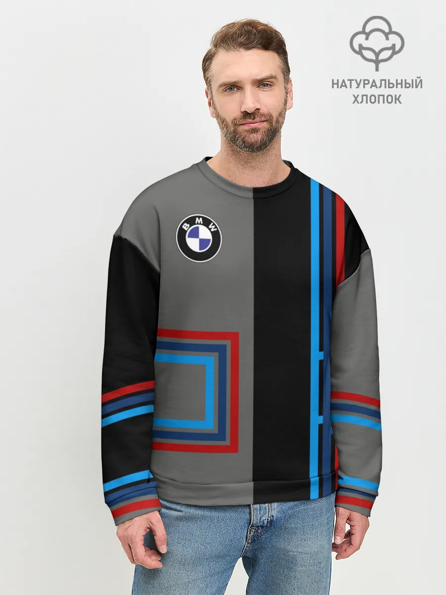 Мужской свитшот базовый / Автомобиль BMW | БМВ