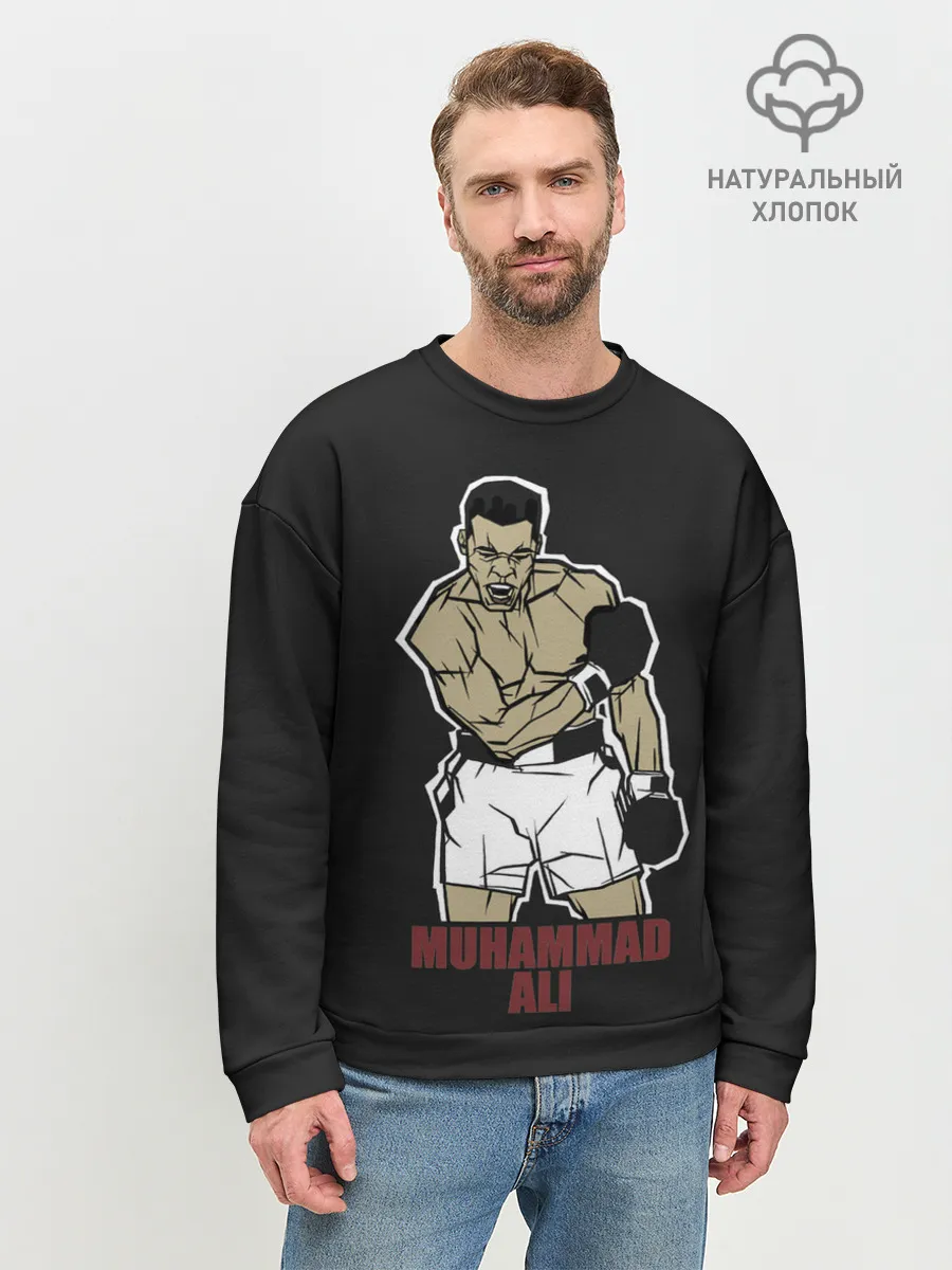 Мужской свитшот базовый / Мухаммед арт